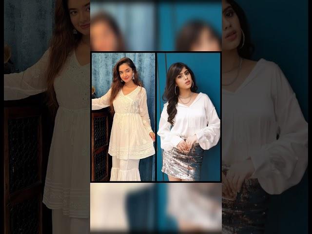 Riva Arora and Anuskha Sen Same dress whatsApp status #shorts #viralshorts #anushkasen #rivaarora