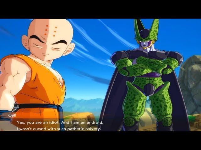 Dragon Ball FighterZ - Cell Roasting Krillin & Android 16