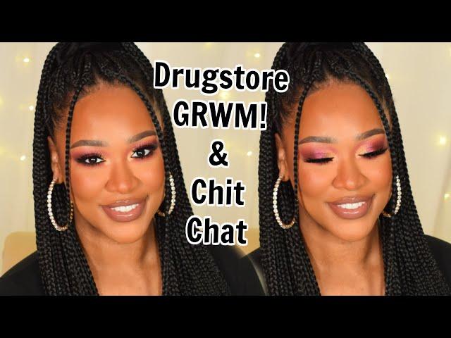 FULL FACE DRUGSTORE MAKEUP & CHIT CHAT...