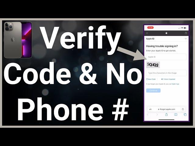 How To Get Apple ID Verification Code Without Phone Number