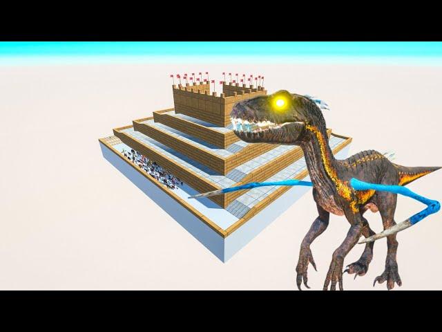 Escape From Alien Indoraptor - Last Survivor - Uphill Course | Animal Revolt Battle Simulator