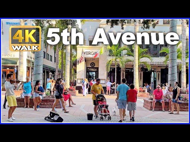 【4K】WALK NAPLES Florida USA 4k video walking Travel vlog HDR