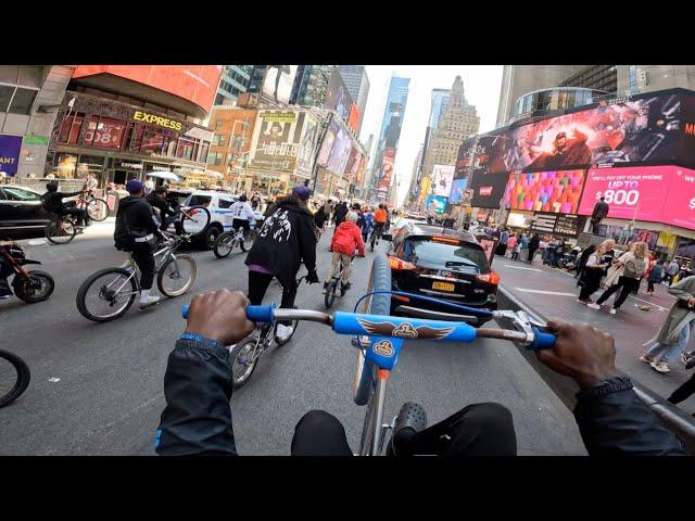 CATCHING BLOCKS IN NEW YORK CITY ON SEBIKES BALL BURNISH BIG RIPPER! | NYC RIDEOUT 2022