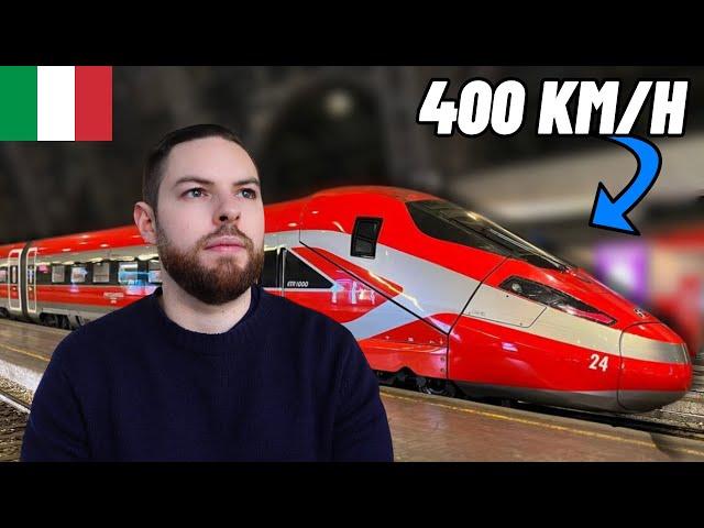 Milan to Florence on Italy’s 400 KM/H FRECCIAROSSA Bullet Train 