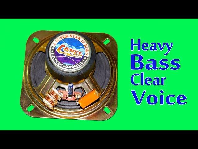 Make Speaker High Bass And Clear Voice