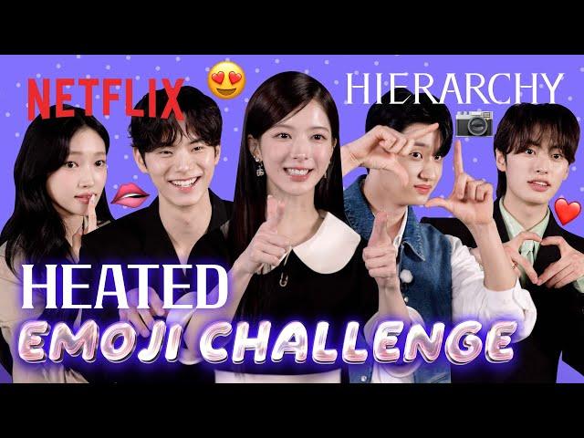 Cast of 'Hierarchy' reenacts scenes using only emojis | Emoji Challenge | Netflix [ENG SUB]