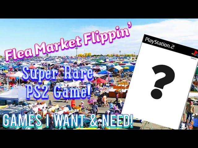 Flea Market Flipping - Rare Playstation, 5 Dollar Games! PS2