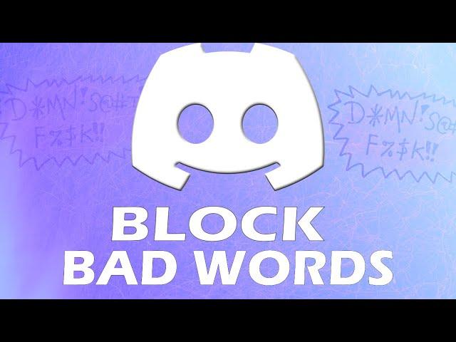 How to BLOCK UNWANTED Discord messages in your server