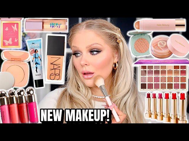 TESTING VIRAL NEW MAKEUP! FIRST IMPRESSIONS MAKEUP TUTORIAL | KELLY STRACK