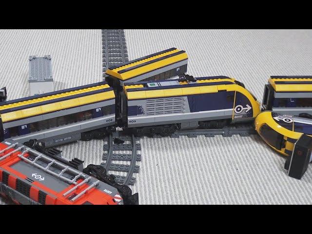 LEGO City Train Crashes