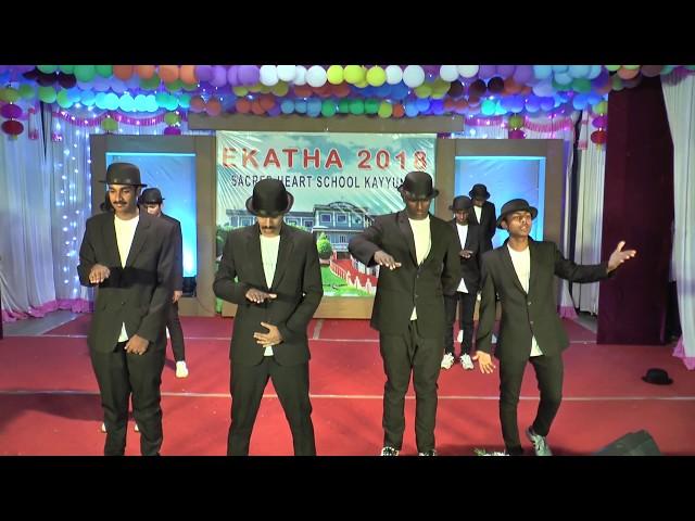 sacred heart kayyunni plus two boys dance ekatha 2018