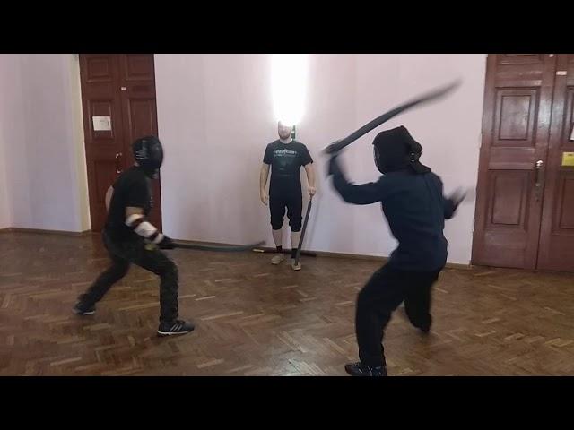 Богдан Гайденко фланкировка против фехтования
