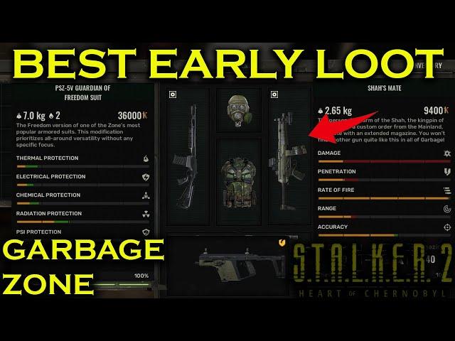 BEST LOOT TO GRAB EARLY IN GARBAGE ZONE STALKER 2