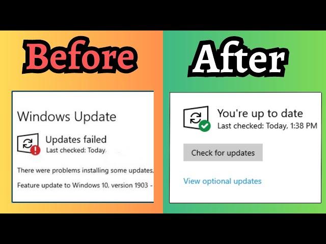 How to FIX All Windows Update Error Problems in Windows 10/11 (2024)