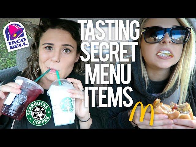 TASTING SECRET MENU ITEMS