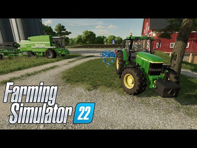 Starting a new farm on ElmCreek - Farming Simulator 2022 Timelapse