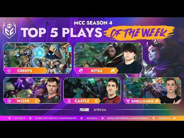 MCC | Top 5 Plays - Неделя 2 | Mobile Legends: Bang Bang