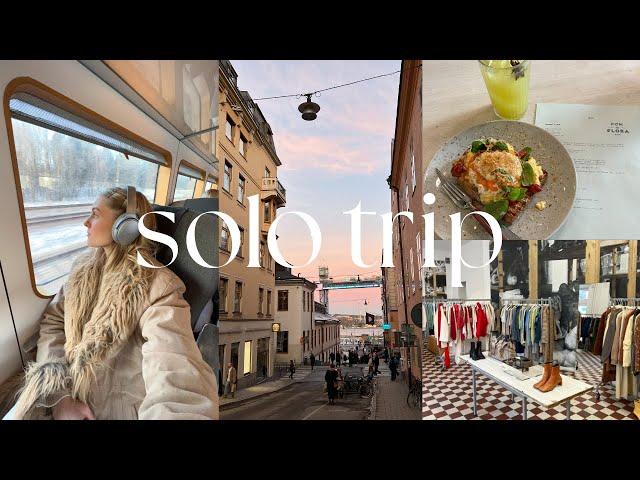 my first ever solo trip | let's go to stockholm