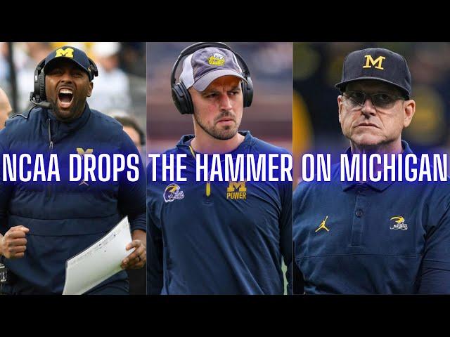 The NCAA Drops The Hammer On Michigan Football!