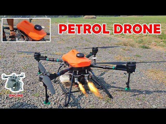 PETROL DRONE| AGRICULTURE ENGINE DRONE AERO DRONE TECHNOLOGIES| 16L DRONE