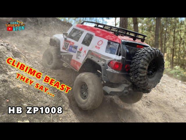 4WD RC Rock Crawler | Off Road Truck | HB Toys ZP-1008 | Unboxing & First Drive | Cars Trucks 4 Fun