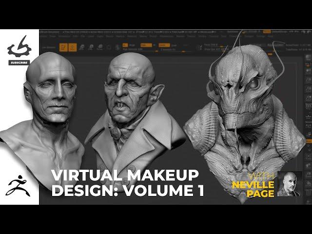 Virtual Makeup Design: Volume 1 with Neville Page