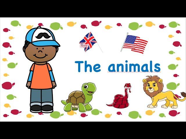 Anglais Débutant - The animals in English - Les animaux en anglais