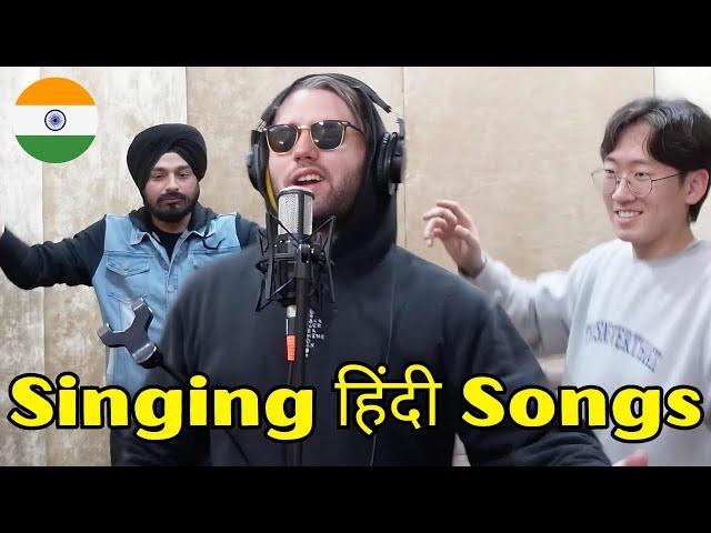 Foreigner sings viral Hindi Songs | India Vlog