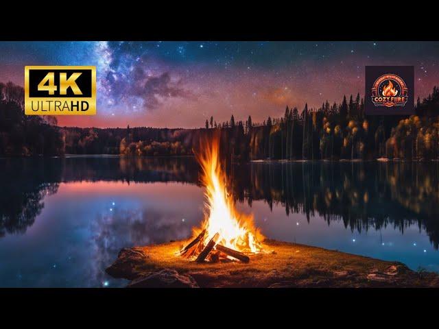 Cozy Fire 4k - Soothing flames for maximum relaxation