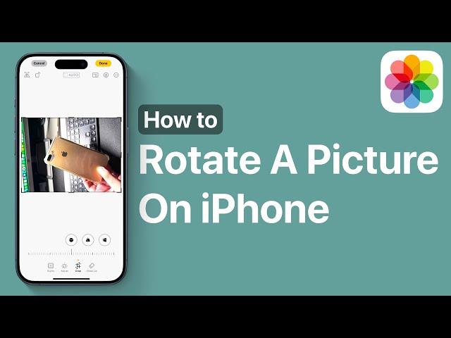 How To Rotate A Picture On iPhone 16 | iOS 18 Tips