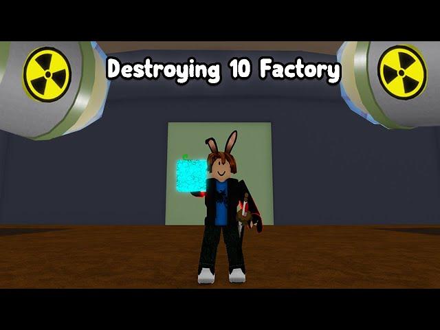 I Got 2 Legendary Fruit !! Destroying 10 Factory For 10 Random Devil Fruits In Blox Fruit