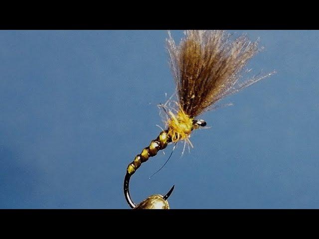 Olive CDC shuttlecock Deadly and easy to tie dry fly