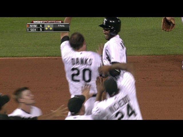 White Sox walk off on Alexei's single