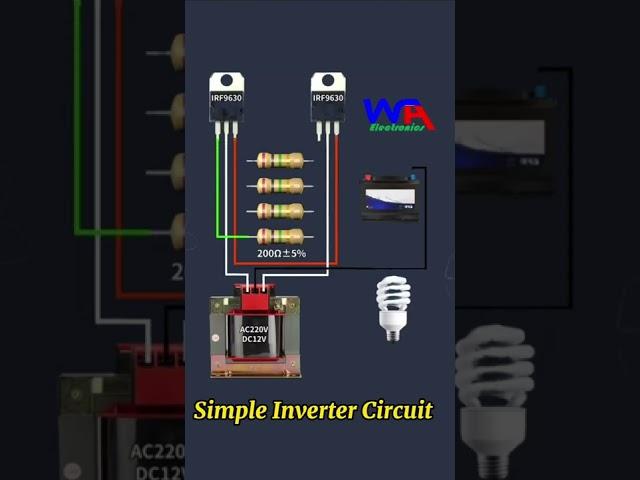 Diy Simple Mini Inverter #electrical #electronic #shorts