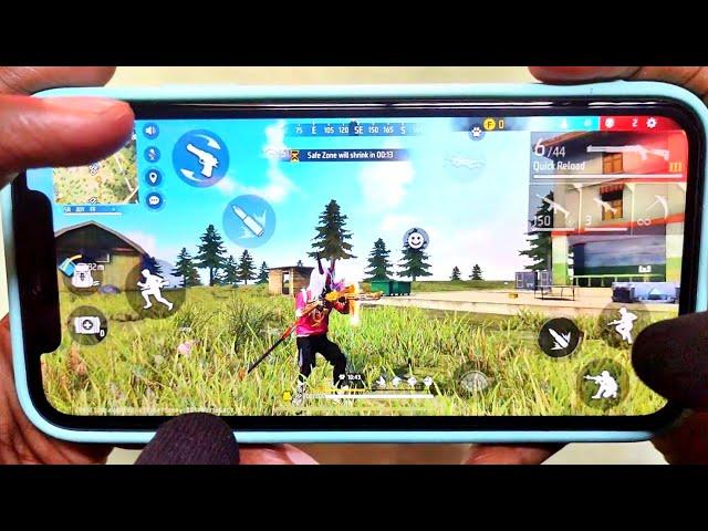 Solo Vs Squad 15 Kills Full Gameplay || iPhone 11 | SR JOY FF