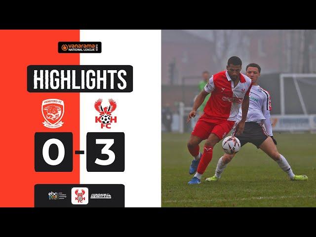  HIGHLIGHTS | 26 Dec 24 | Hereford 0-3 Harriers