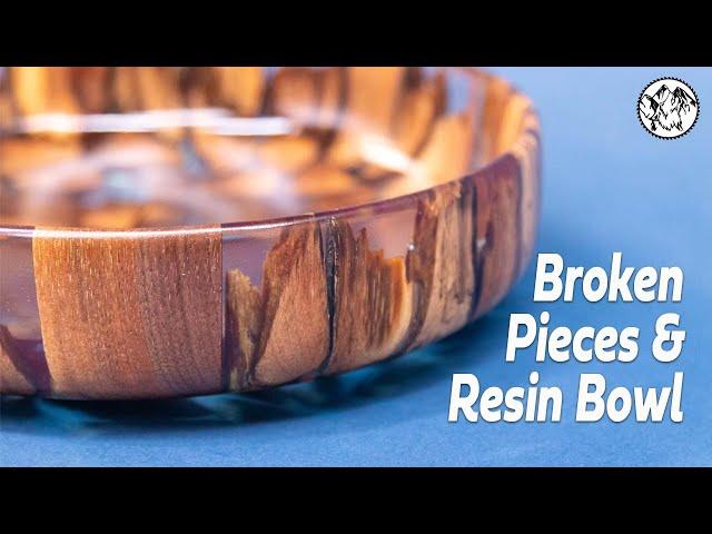 Woodturning: Broken Pieces & Resin Bowl