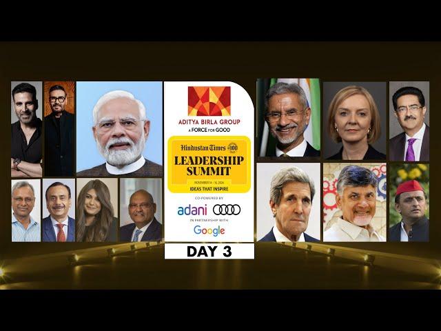 Hindustan Times Leadership Summit 2024: PM Modi, Jaishankar, Akhilesh, Akshay, Ajay Devgn Speak