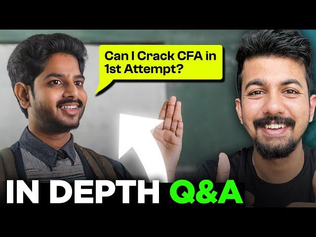 Answering all your questions about CFA | Aaditya Iyengar