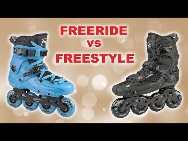 FREERIDE VS FREESTYLE INLINE SKATES