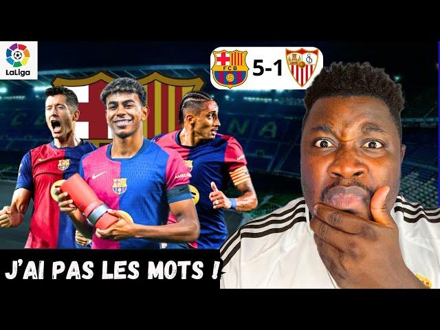 ILS SONT INJOUABLES ‍️ VIVEMENT LE CLASSICO (FC BARCELONE 5-1 SÉVILLE)