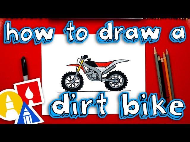 How To Draw A Dirt Bike