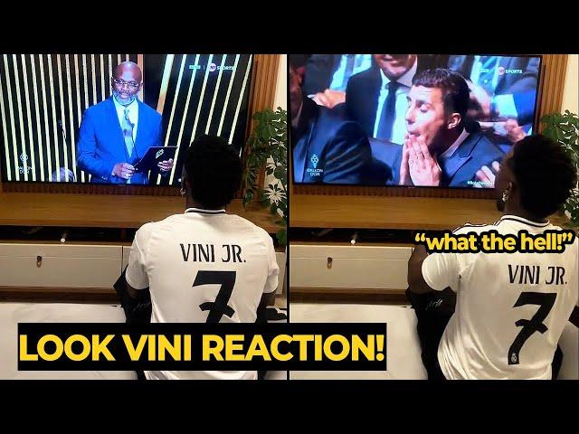 They filmed Vinicius Jr's live reaction of the Ballon d'Or 2024 winner | Real Madrid News