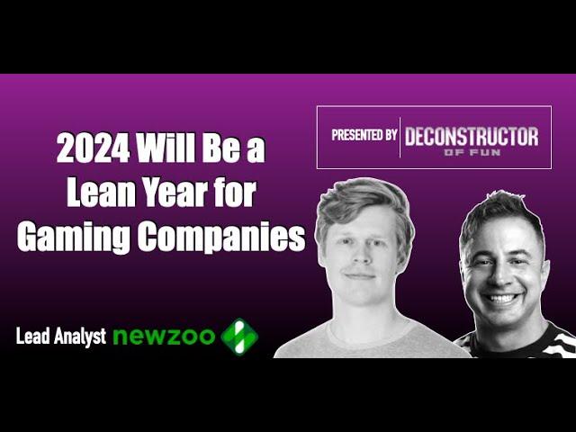 PC and Console Gaming Predictions with Newzoo's Tom Wijman