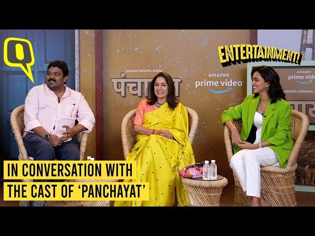 Neena Gupta, Saanvika, and Faisal Malik Recall Memories From ‘Panchayat’ Season 2 Set | The Quint