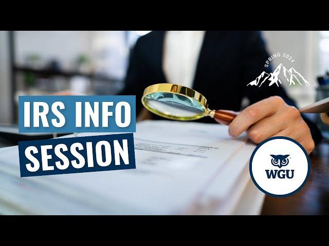 Career Quest: IRS Information Session