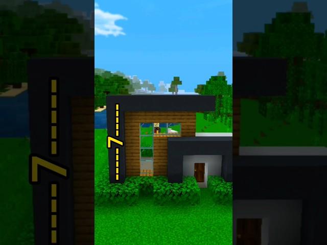 Minecraft Modern House #shorts #minecraft #minecraftpe #viral #ytshorts #shortvideo #housebuild