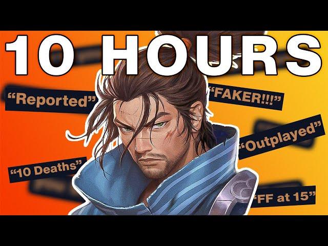 I Spent 10 HOURS Learning Yasuo to Prove He's EASY!!!