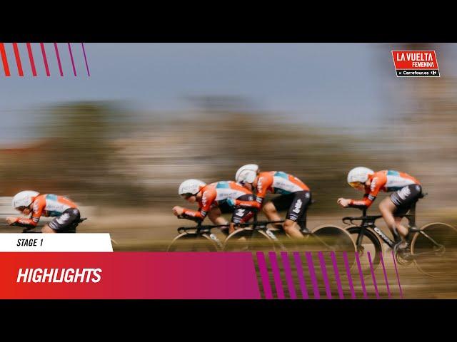 Extended Highlights - Stage 1 - La Vuelta Femenina by Carrefour.es