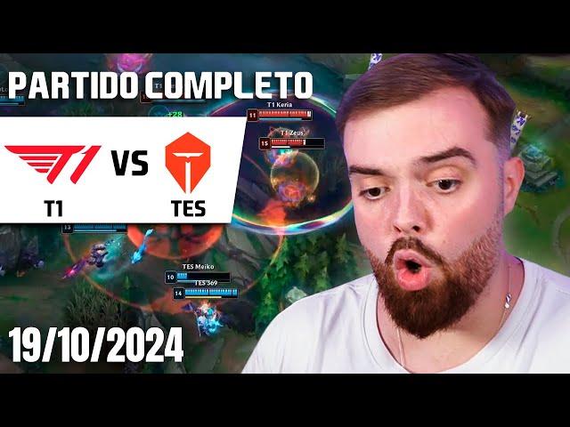 T1 vs TES | FAKER QUIERE LA QUINTA | CUARTOS DE FINAL | WORLDS 2024